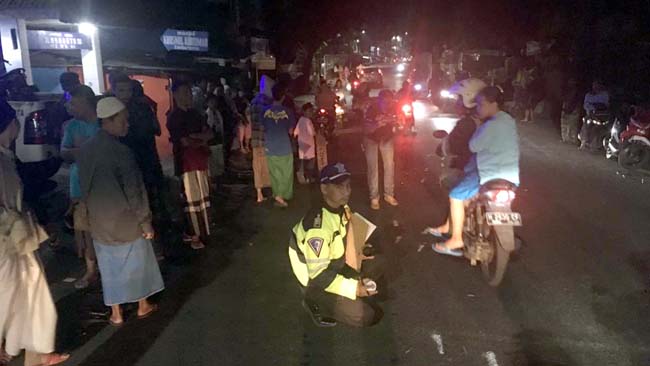 Nyebrang Jalan, Ibu-Ibu Jl Muharto Tewas Ditabrak Motor