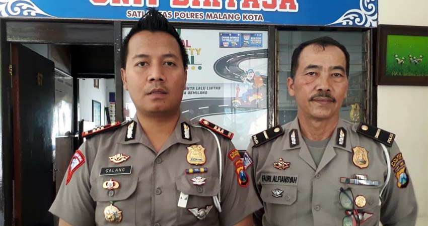 Kasat Lantas Polres Malang Kota AKP Ari Galang Saputro SH SIK. (gie)