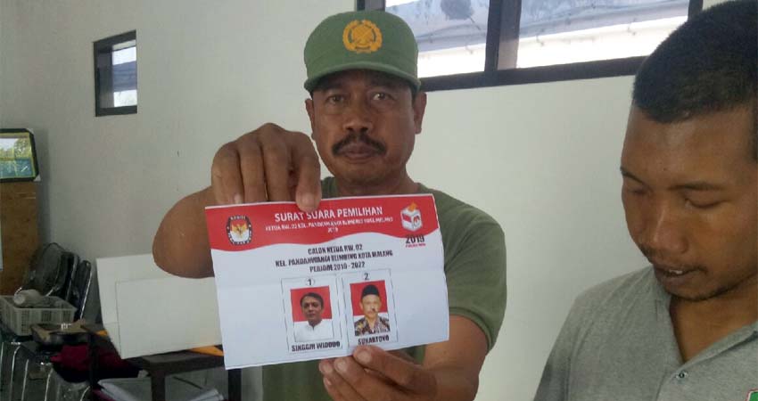 Pemilihan Ketua RW 2 di Pandanwangi Kecamatan Blimbing Tak Kalah dengan Pilkada