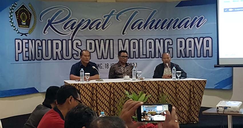 PWI Malang Gelar Rapat Tahunan, Wawali Sofyan Edi Ingatkan Dis Konten Informasi