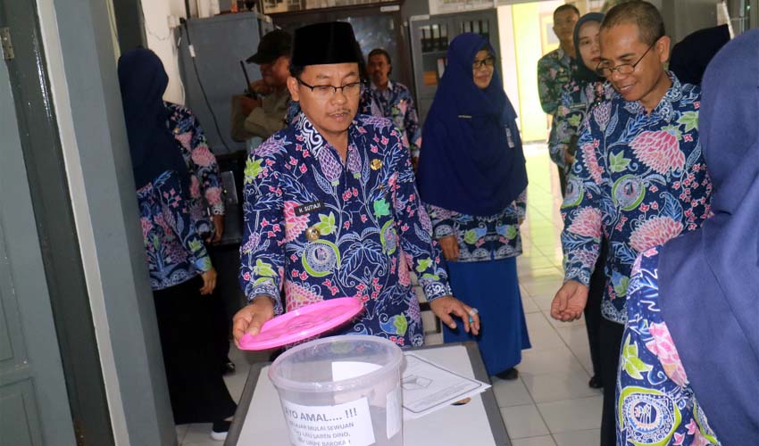 Sidak Awal 2020, Sutiaji Ingatkan ASN Kota Malang Jalankan Gerbu