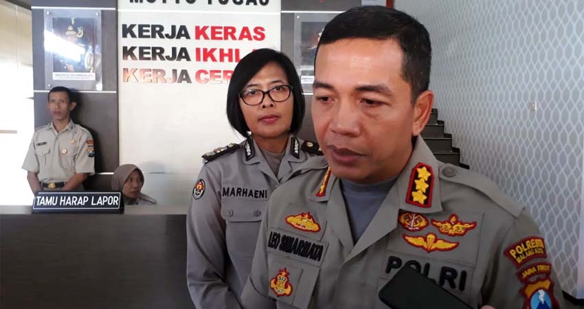 Kapolresta Malang Kota Kombespol Dr Leonardus Simarmata S Sos SIK MH. (gie)