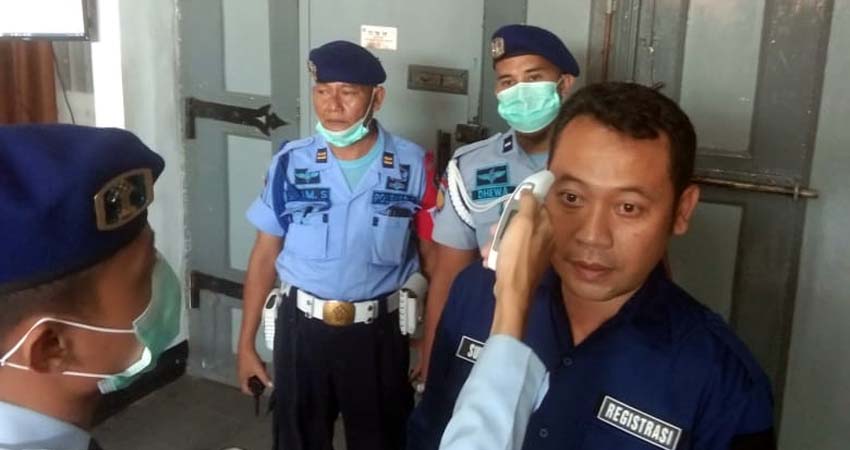 Bentuk Tim Khusus Antisipasi Covid 19, Lapas Klas 1 Malang Perketat Kunjungan