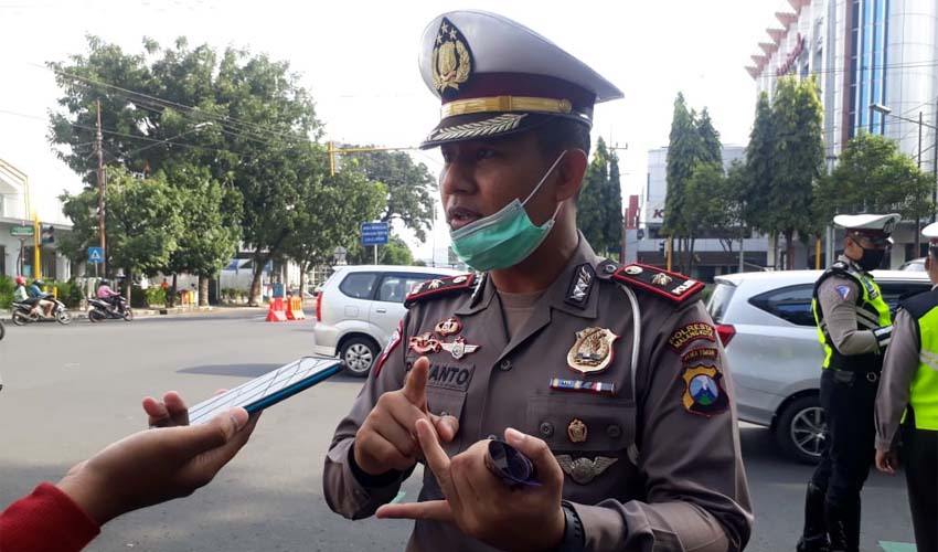 Kasat Lantas Polresta Malang Kota Kompol Priyanto SH SIK. (gie)