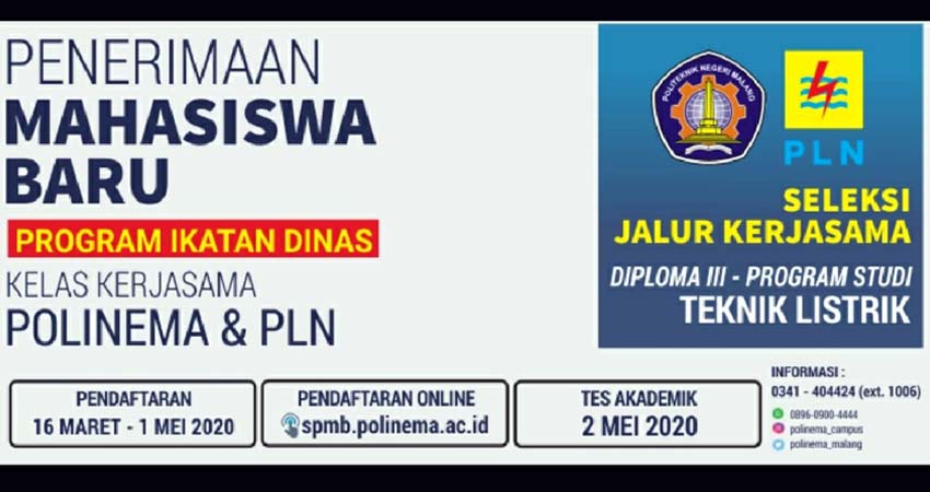 Polinema Buka Kelas Kerjasama PT. PLN (Persero). (ist)