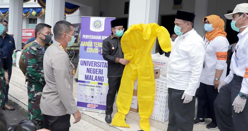 ODR 876 dan OTG 153, Pemkot Malang Terima Bantuan Untuk Tanggulangi Covid-19, Dari Bentoel, Gandum, Pertamina, Hiswana Migas dan UM