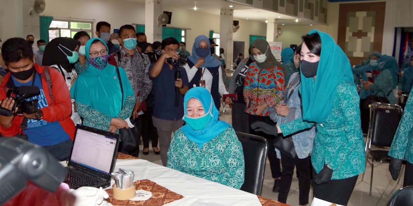 Rapid Test Massal Bukti Berjalannya Pentahelix di Kota Malang