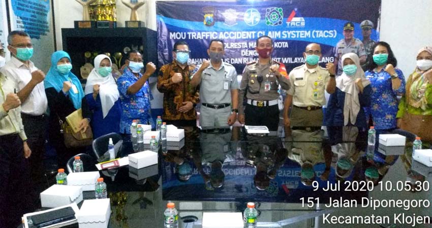 Sosialisasi TACS dan MOU bersama pihak RS, Jasa Raharja dan BPJS. (ist)