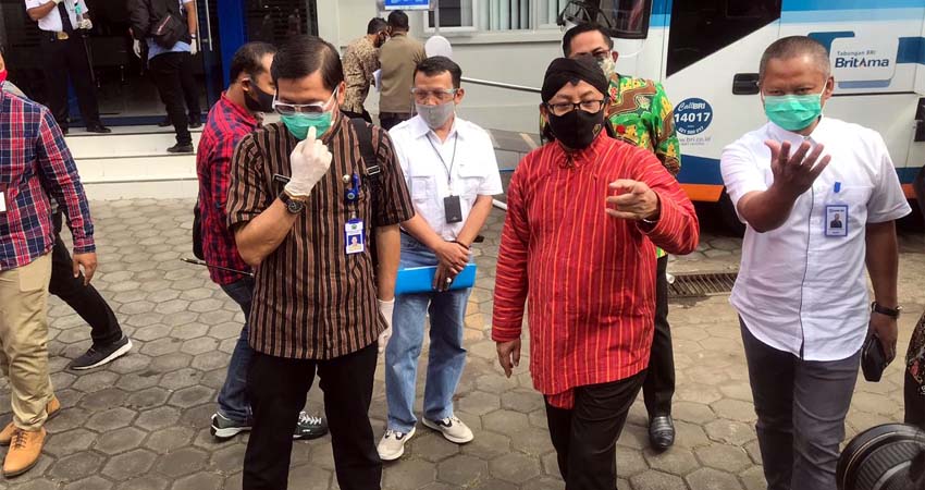 Walikota Malang Monitoring ke BRI Martadinata, Pastikan Keamanan Karyawan dan Nasabah