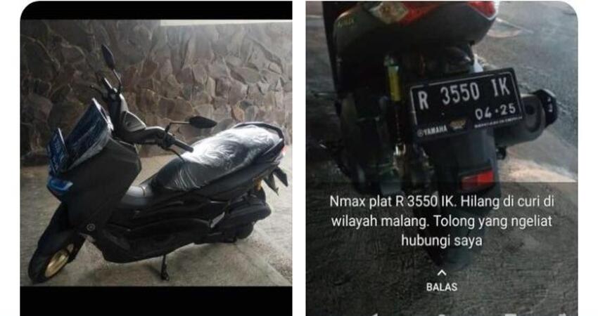 Motor milik korban yang hilang (ist)