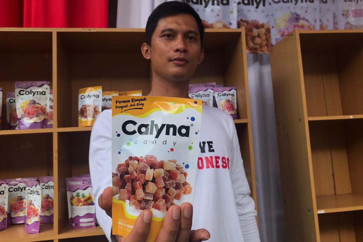 Sadar, Mantan Napiter Suskes Usaha Calyna Candy