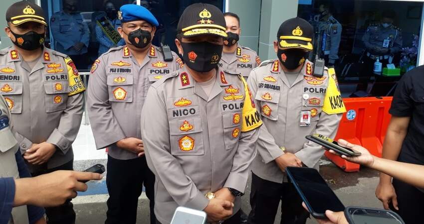 Kapolda Jatim Irjen. Pol. Dr. Nico Afinta, SIK SH MH di Mapolresta Malang Kota. (gie)