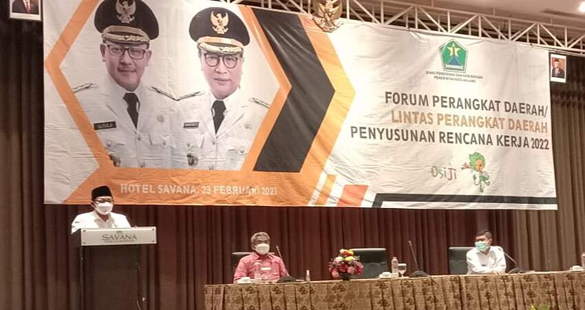 Hadiri Forum Diskusi Lintas Perangkat Daerah, Wali Kota Sutiaji Minta Guru Pendamping ABK Diberi Penekanan Transfer Knowledge