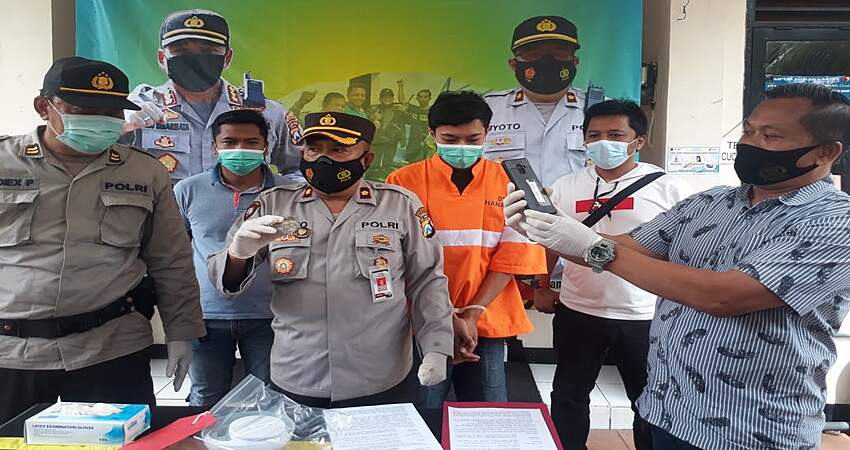 Hobby Menghisap Ganja, Warga Mulyorejo Dibekuk Polisi