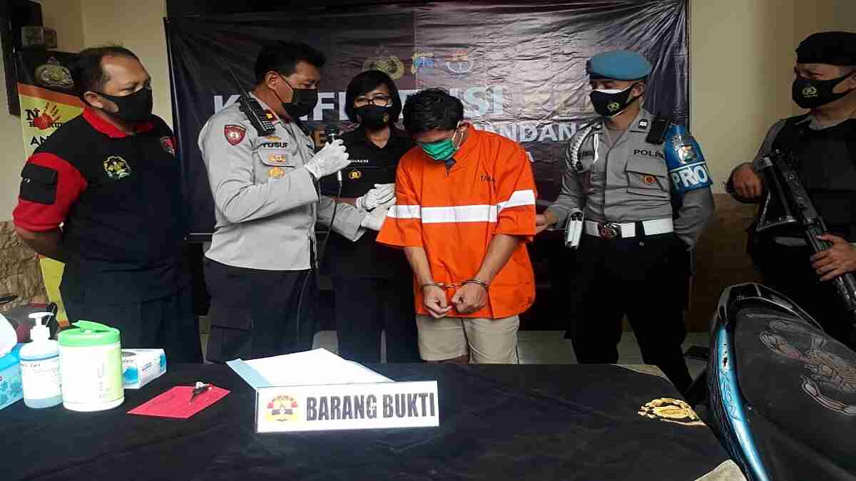 Coba Keberuntungan Jadi Curanmor, Bapak Satu Anak Babak Belur