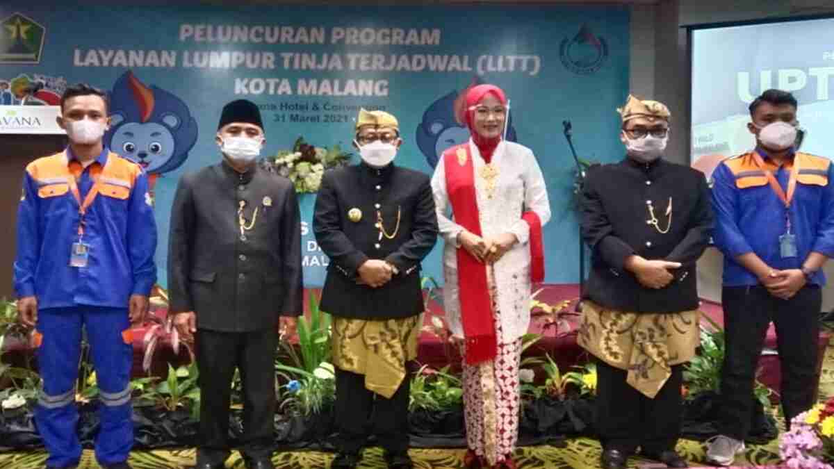 Launching LLTT, Wali Kota Sutiaji Harap Tidak Ada Penumpukan Limbah Tinja