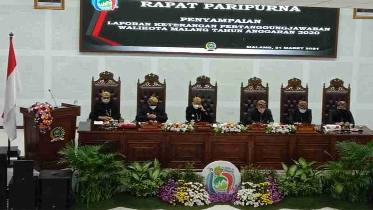 Penyelenggaraan Pemerintahan Tahun Anggaran 2020 Berakhir, Wali Kota Sutiaji Paparkan LKPJ