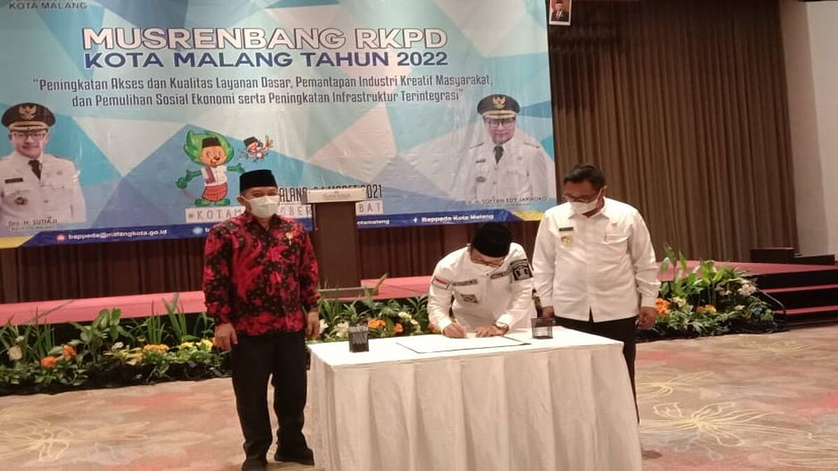 Siapkan Perencanaan Matang, Wali Kota Sutiaji Sampaikan Tantangan dan Arah Kebijakan Kota Malang Tahun 2022