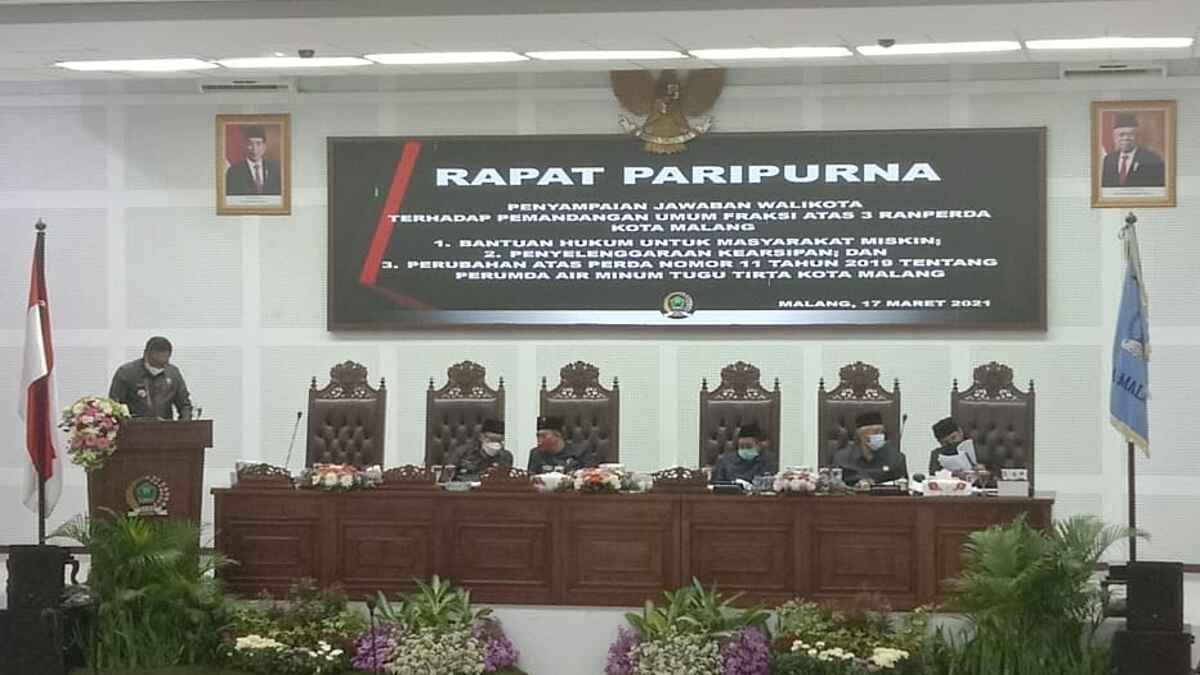 Usai Terima Jawaban Wali Kota Malang, DPRD Langsung Bentuk Pansus