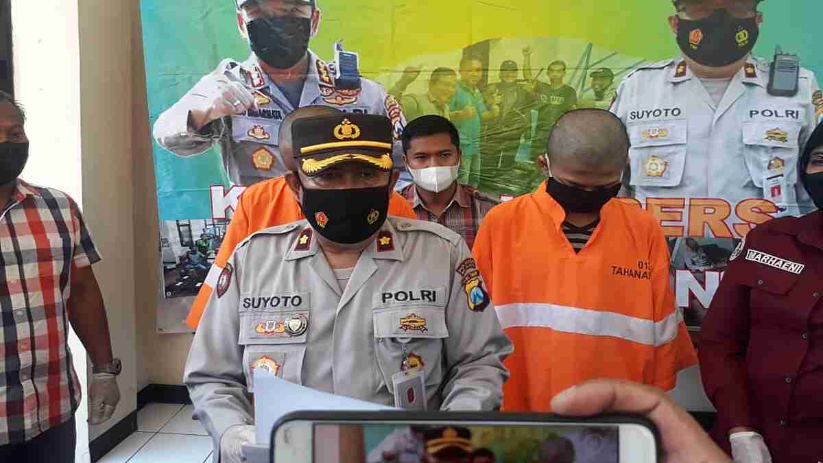 Usai Mengambil Ranjau Ganja, ABG Kasin Dijemput Polisi