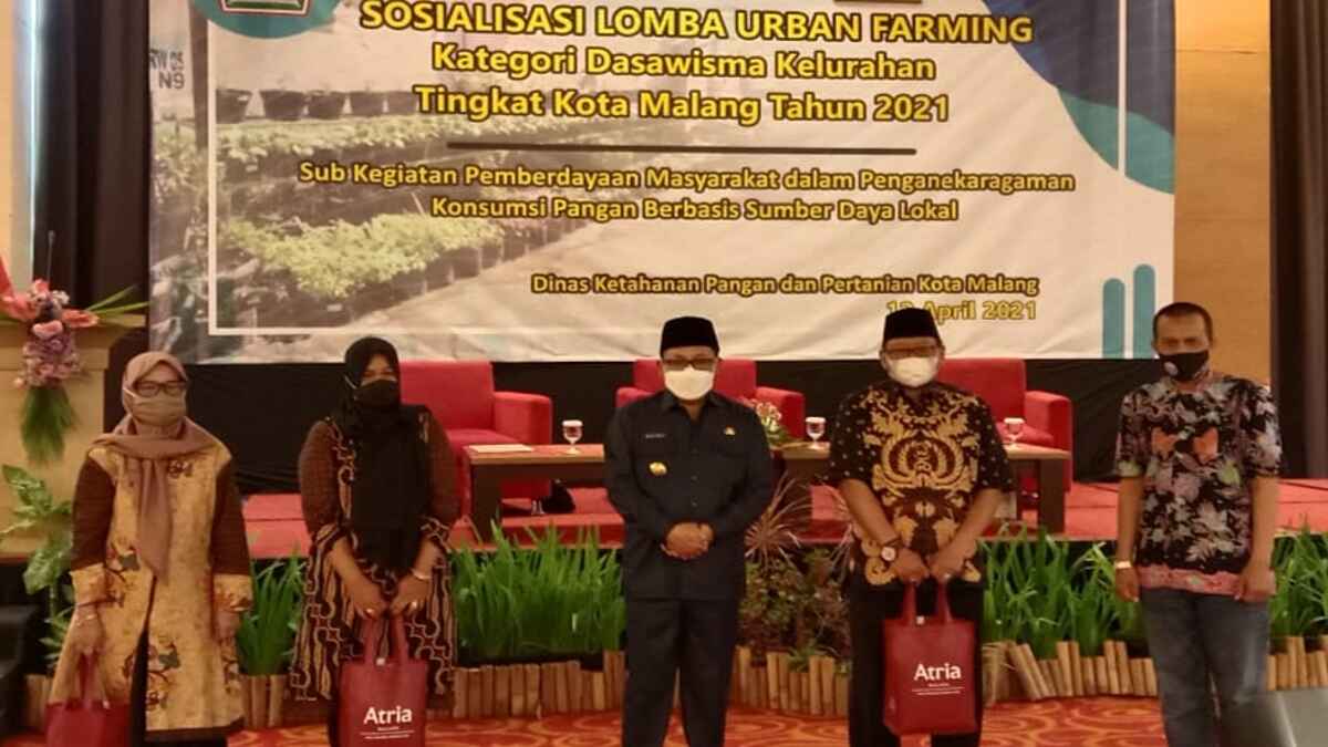 Wali Kota Sutiaji Pesan Pemanfaatan Lahan dan Pengembangan Alternatif dalam Gelaran Lomba Urban Farming Kategori Dasawisma