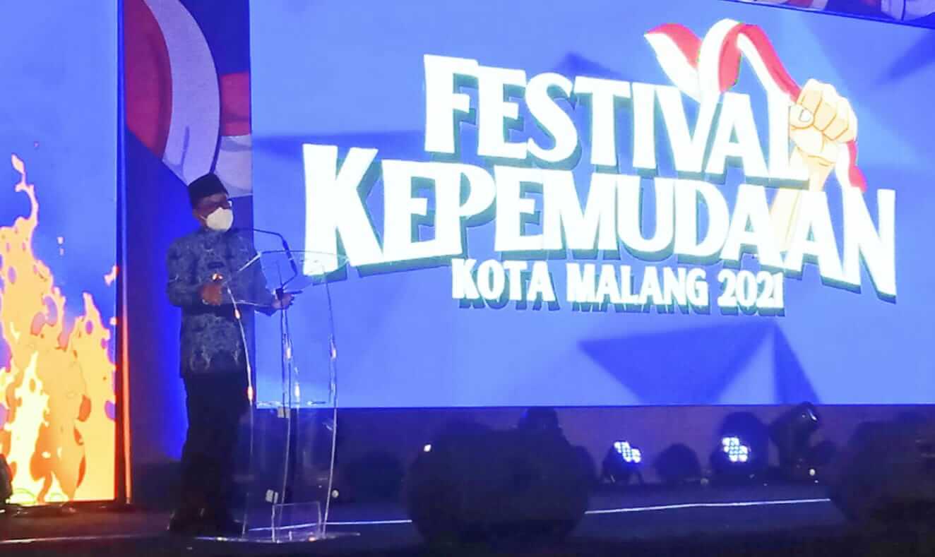 Hadiri Festival Kepemudaan, Wali Kota Sutiaji minta Terciptanya Kolaborasi Organisasi Daerah di Kota Malang