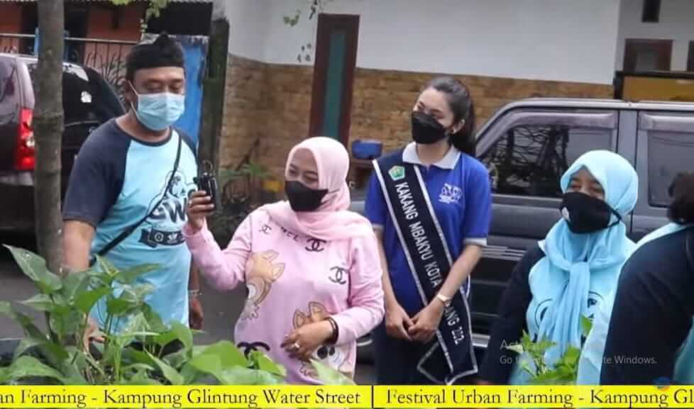 Kampung Glintung Water Street Kota Malang Angkat Festival Urban Farming