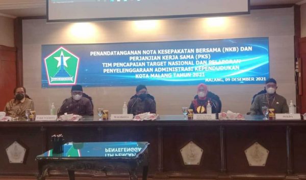 Komitmen Wujudkan Tertib Adminduk, Pemkot Malang Tekan NKB dan PKS