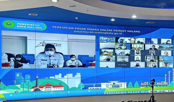 Pasar Murah Online Dilaunching, Masyarakat Kota Malang Bisa Belanja Murah hingga Besok