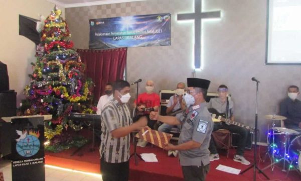 Sebanyak 42 Warga Binaan Lapas Kelas 1 Malang Dapatkan Remisi Natal 2021