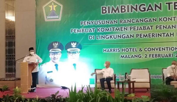 Beri Bimbing Teknis Penyusunan Rencana Kontrak, Wali Kota Malang Ingatkan Profesionalitas dan Integritas