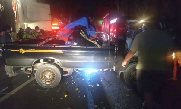 Nabrak Pikap, Pemotor di Tlogomas Kota Malang Meregang Nyawa