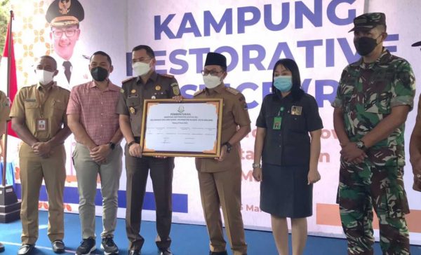 Wali Kota Sutiaji Apresiasi Penetapan Kelurahan Oro-Oro Dowo Kota Malang sebagai Kampung Restorative Justice