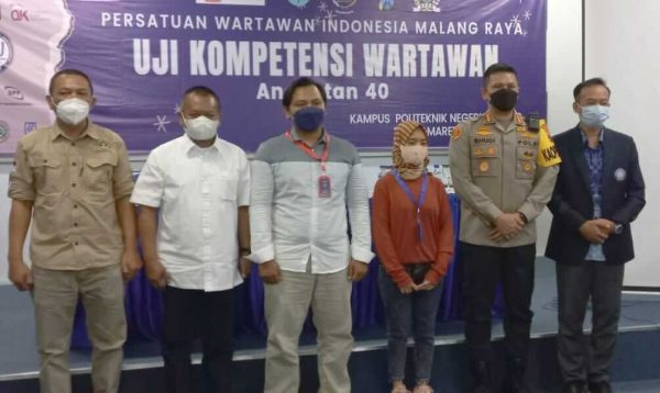 Kapolresta Malang Kota Buka UKW PWI Malang Raya Angkatan 40