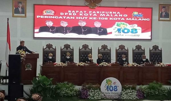 DPRD Kota Malang Gelar Rapat Paripurna Peringatan HUT Ke-108 Kota Malang