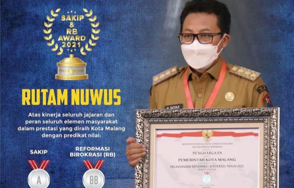 Pemkot Malang Berhasil Pertahankan SAKIP Level Memuaskan dan Meningkat Reformasi Birokrasi