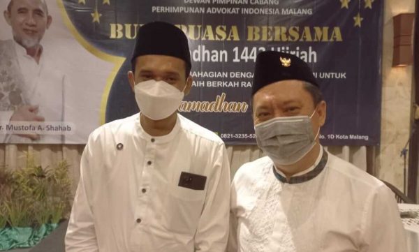 Tingkatkan Soloditas, DPC Peradi Malang Gelar Buka Puasa dan Santunan Yatim Piatu