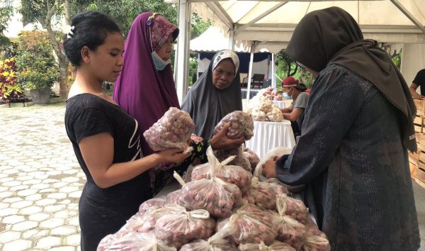 Pasar Murah Diskoperindag Kota Malang di Kelurahan Polowijen Minim Peminat