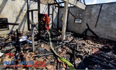 Diduga Akibat Bakar Kemenyan, Rumah di Sukun Kota Malang Terbakar
