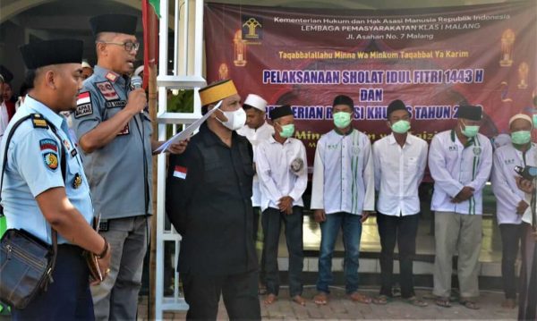 Sebanyak 1.768 WBP Lapas Kelas 1 Malang Dapat Remisi Hari Raya Idul Fitri 2022