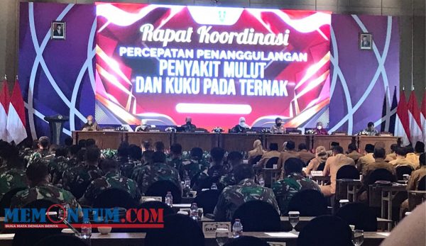 Sambut Idul Adha, Gubernur Khofifah Gelar Rakor PMK dengan Forkopimda Jatim