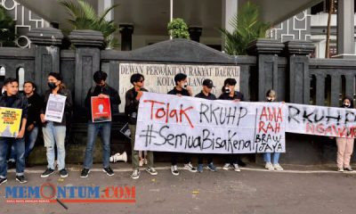 Aliansi Mahasiswa Resah Kota Malang Turun Jalan Tolak RKUHP
