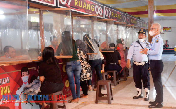 Lapas Kelas 1 Malang Mulai Uji Coba Kunjungan Tatap Muka