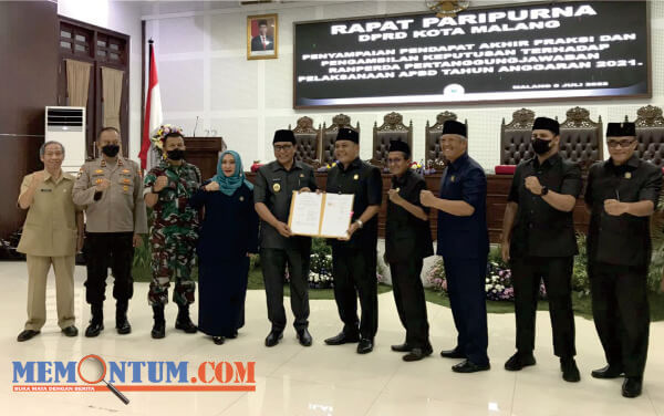 Setujui Putusan Pertanggungjawaban APBD 2021, DPRD Kota Malang Beri 65 Catatan