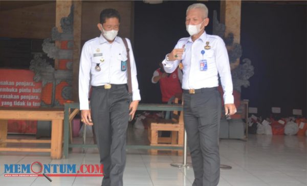 Tim Divpas Kanwil Jatim Tinjau Persiapan Lapas Kelas 1 Malang Gelar Kembali Pelayanan Kunjungan Tatap Muka WBP