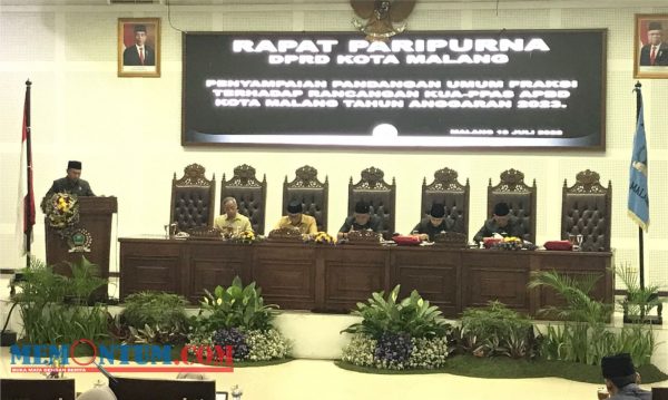 Tiga Hal Ini Jadi Sorotan Paripurna KUA PPAS DPRD Kota Malang