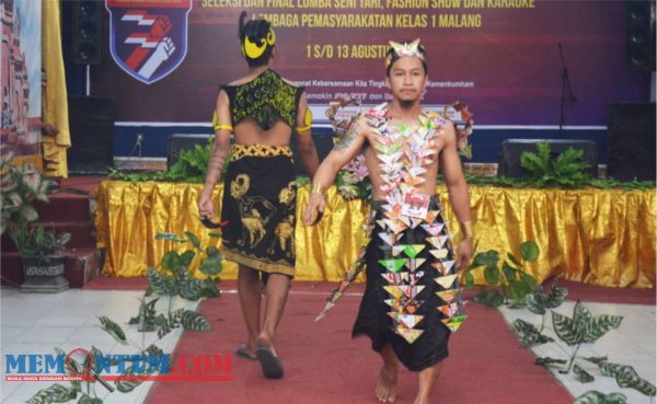 Lomba Fashion Show Meriahkan Agustusan Lapas Kelas 1 Malang