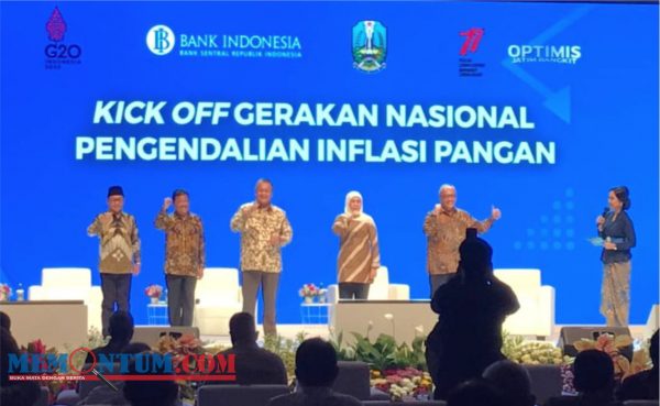 Jadi Lokomotif Perekonomian, Gubernur Jatim bersama BI dan Kepala Daerah Lakukan Gerakan Nasional Pengendalian Inflasi Pangan