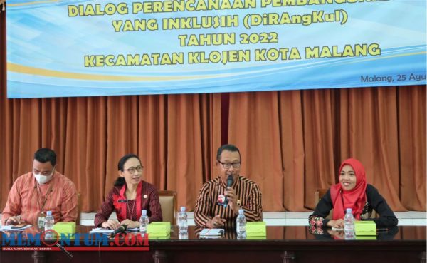 Bappeda Kota Malang Tampung Aspirasi Masyarkat Lewat Dialog Perencanaan Pembangunan Inklusif