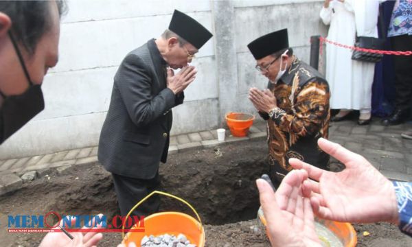 Wali Kota Sutiaji Hadiri Peletakan Batu Pertama Pembangunan Masjid RSUD Kota Malang